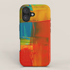 Mid Century Abstract Art iPhone Case Gallery Image 1
