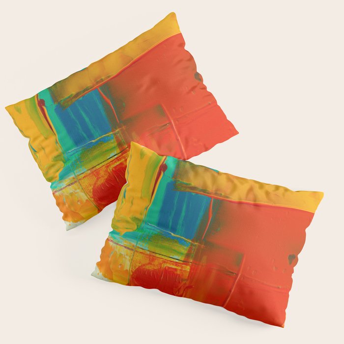 Mid Century Abstract Art Pillow Sham Gallery Image 3