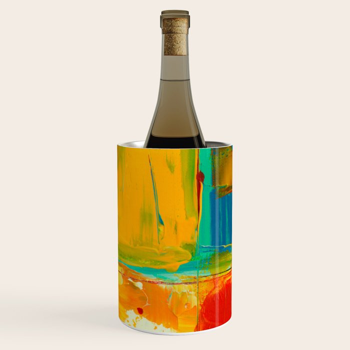 Mid Century Abstract Art Wine Chiller Gallery Image 2
