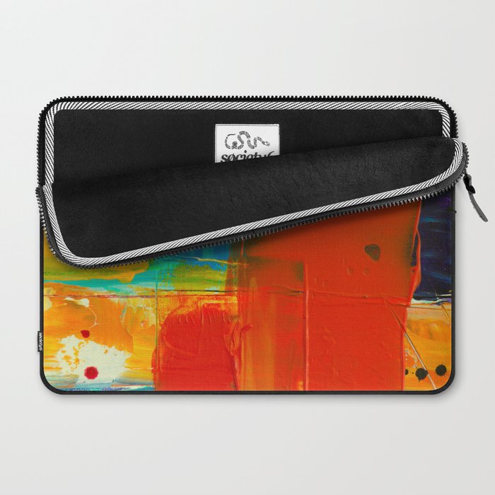 Mid Century Abstract Art Laptop Sleeve Gallery Image 2