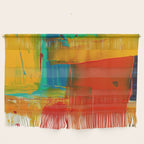 Mid Century Abstract Art Wall Hanging Gallery Image 1