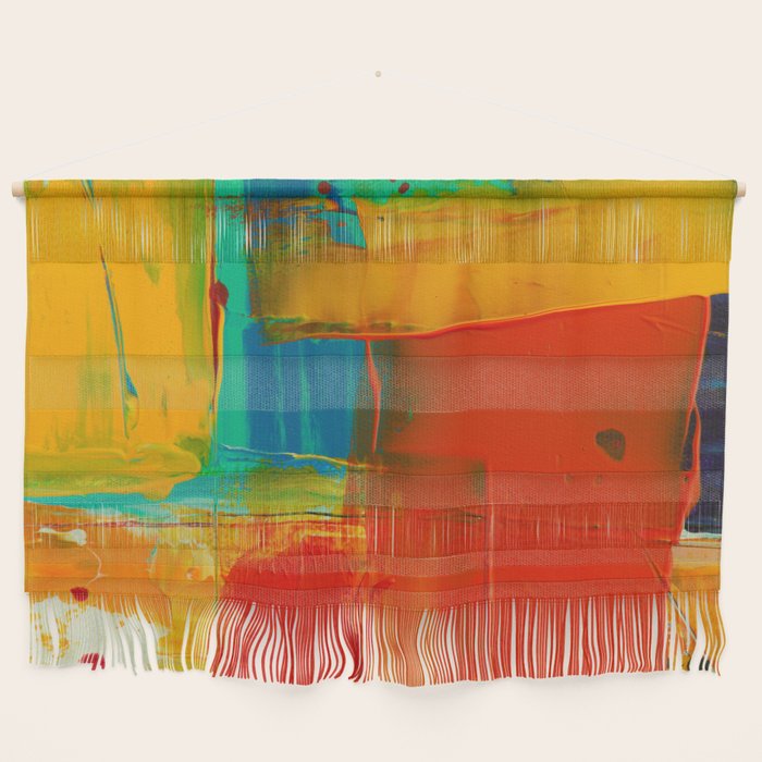 Mid Century Abstract Art Wall Hanging Gallery Image 1