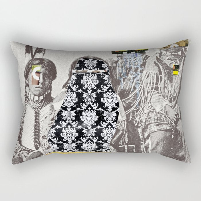 civilization set up Rectangular Pillow Gallery Image 1