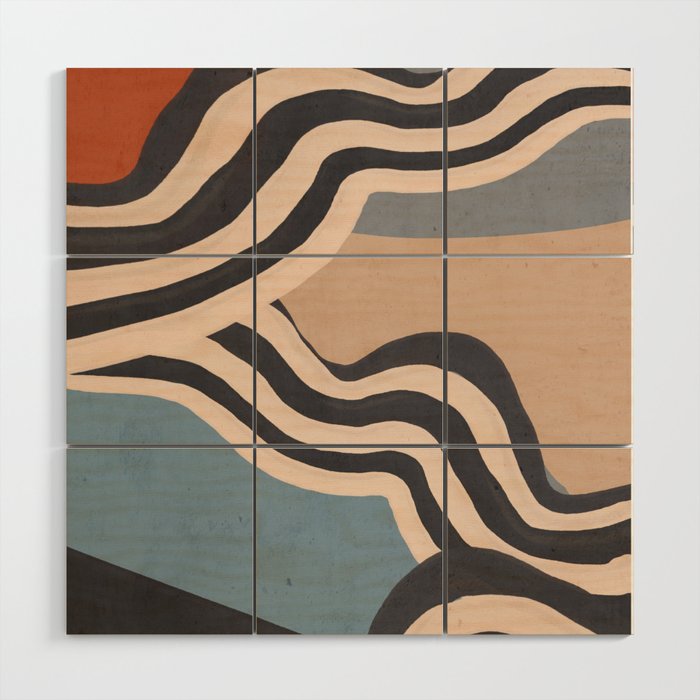 Modern Abstract Art 56 Wood Wall Art Gallery Image 1