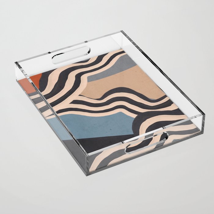 Modern Abstract Art 56 Acrylic Tray Gallery Image 1