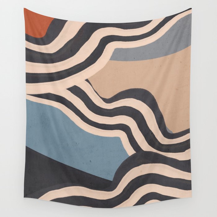 Modern Abstract Art 56 Wall Tapestry Gallery Image 1