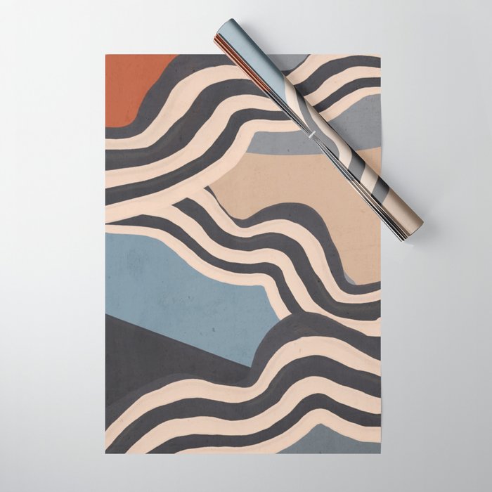 Modern Abstract Art 56 Wrapping Paper Gallery Image 1
