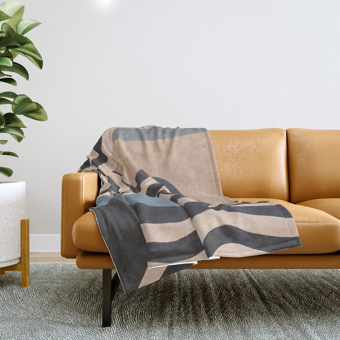Modern Abstract Art 56 Throw Blanket Gallery Image 1