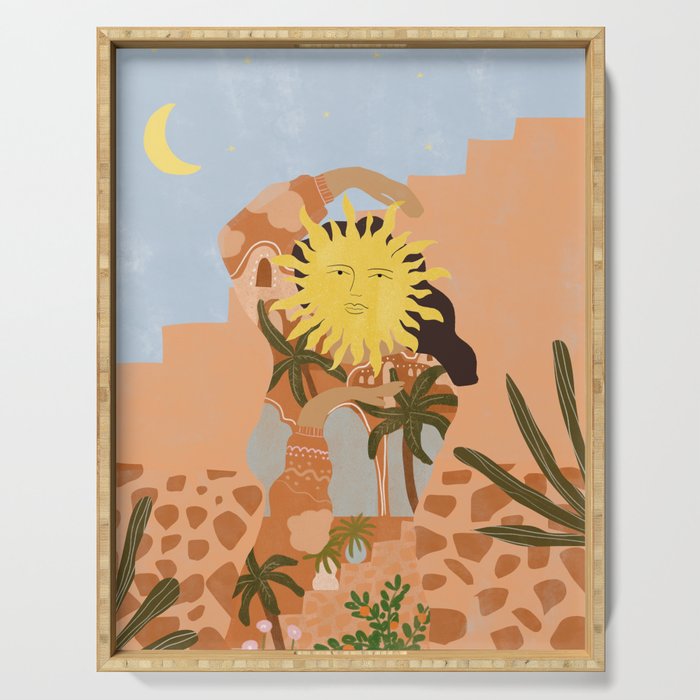Soul full of sunshine Serving Tray Gallery Image 1