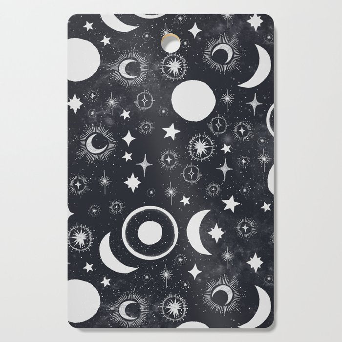 Celestial dark pattern DS Cutting Board Gallery Image 1