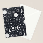 Celestial dark pattern DS Stationery Card Gallery Image 2