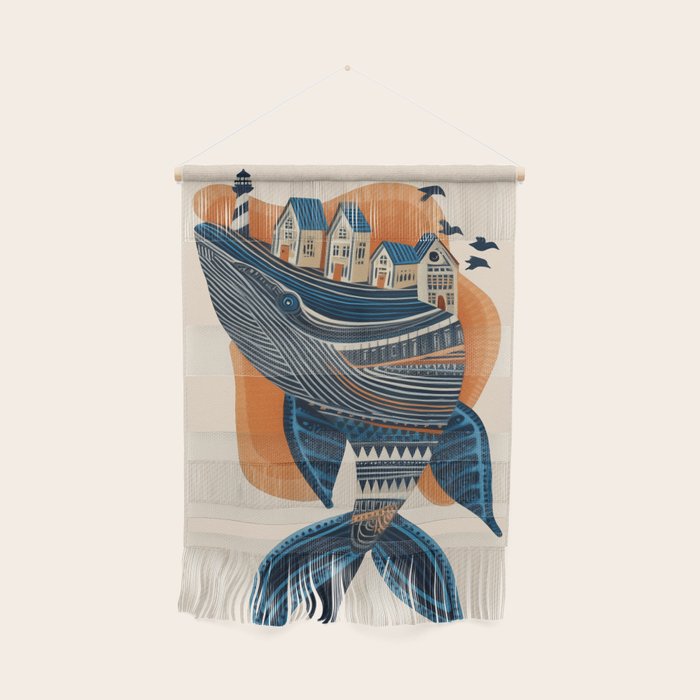 Whale Village Wall Hanging Gallery Image 1