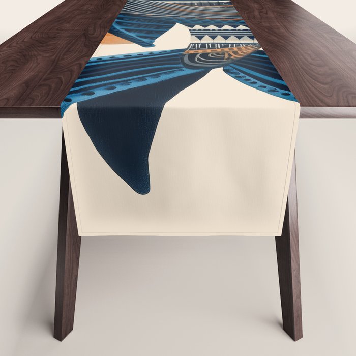 Whale Village Table Runner Gallery Image 1