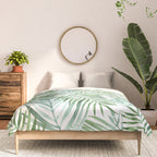 Watercolor palm leaves pattern Comforter Gallery Image 3