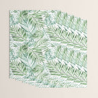 Watercolor palm leaves pattern Wrapping Paper Gallery Image 3