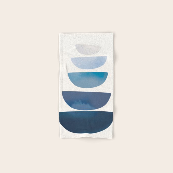 Blue Stack 02 Bath Towel Gallery Image 1