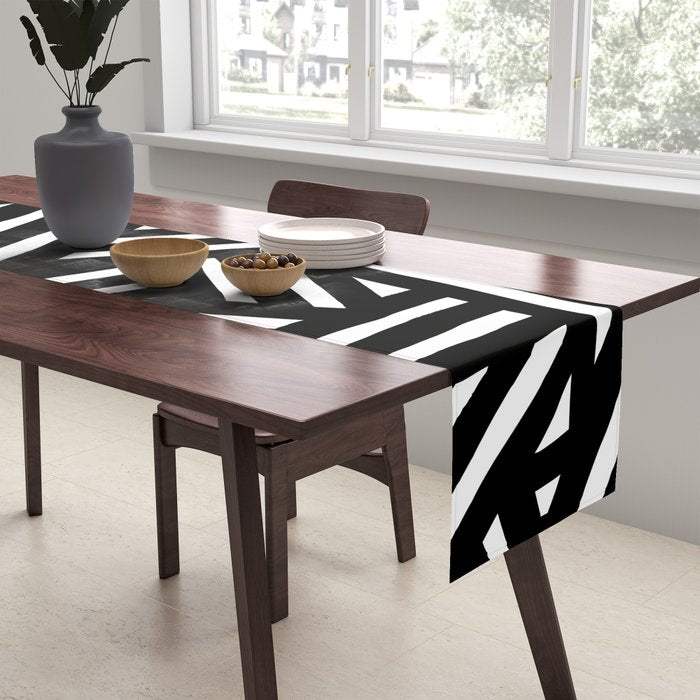 Monochrome 01 Table Runner Gallery Image 2