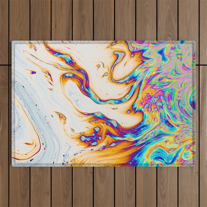 Marble & Fire Outdoor Rug Gallery Image 1
