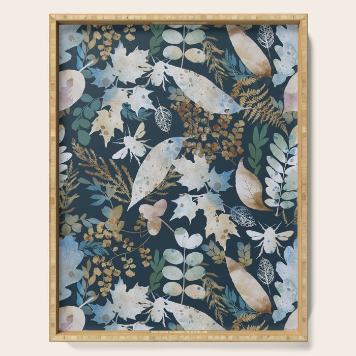 Gentle forest whispers D Serving Tray Gallery Image 1