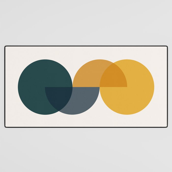 Geometric Harmony IX Desk Mat Gallery Image 3