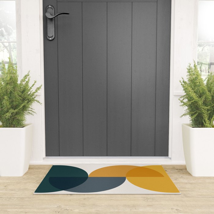 Geometric Harmony IX Welcome Mat Gallery Image 3