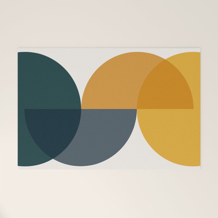 Geometric Harmony IX Welcome Mat Gallery Image 1