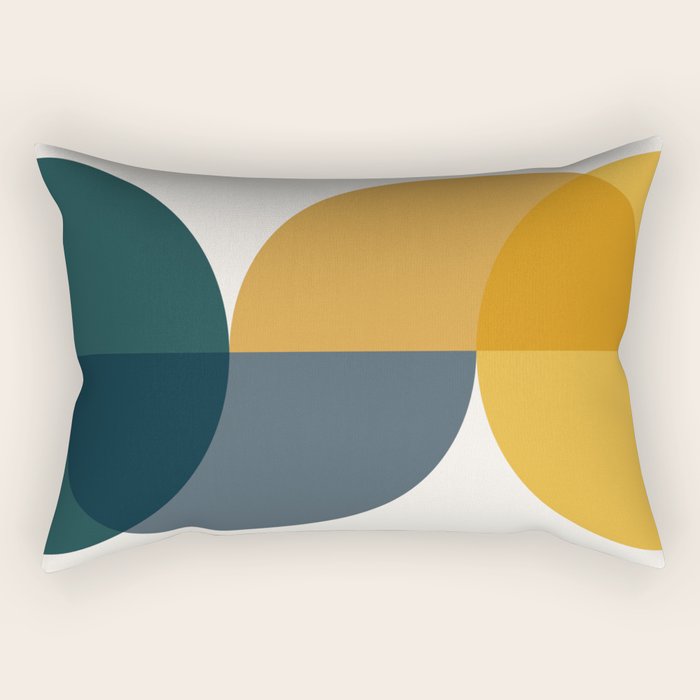 Geometric Harmony IX Rectangular Pillow Gallery Image 1