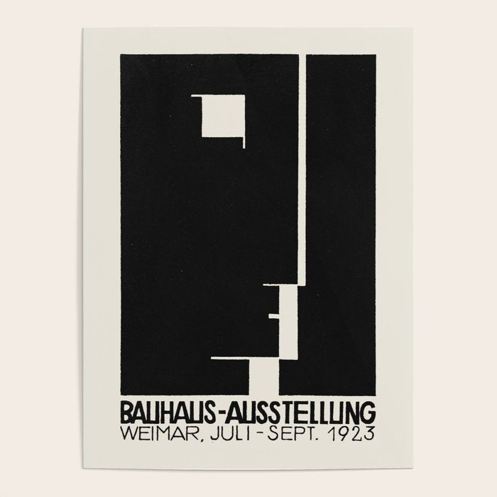 Bauhaus Ausstellung Weimar Juli - September, 1923 Poster Gallery Image 4