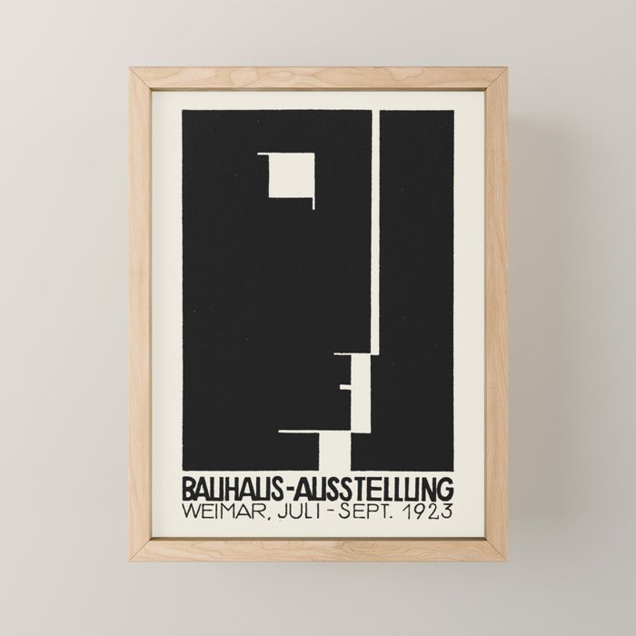 Bauhaus Ausstellung Weimar Juli - September, 1923 Mini Art Print Gallery Image 1