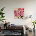 Blush Pink Peonies Wood Wall Art Gallery Image 2