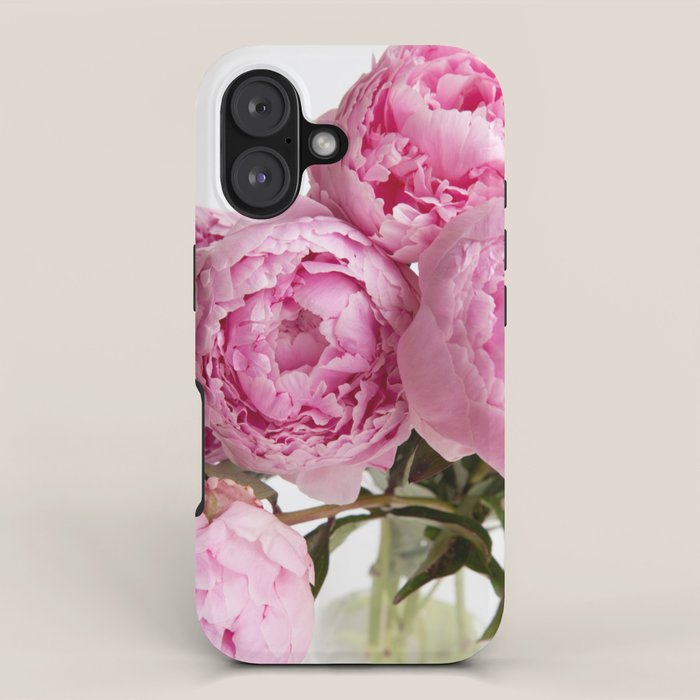 Blush Pink Peonies iPhone Case Gallery Image 1
