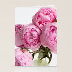 Blush Pink Peonies Stationery Card Gallery Image 2