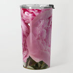 Blush Pink Peonies Travel Mug Gallery Image 2