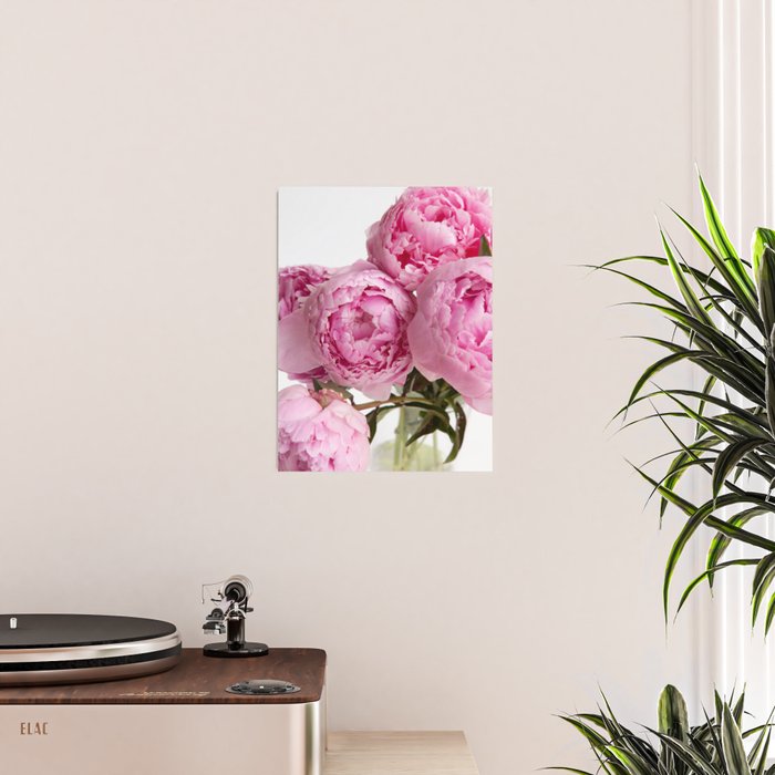 Blush Pink Peonies Poster Gallery Image 2