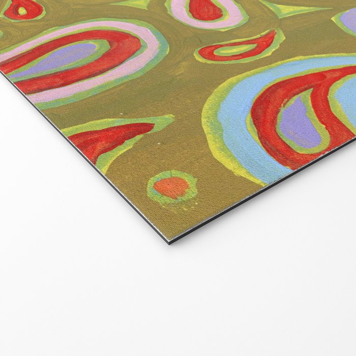 Painted Paisley Welcome Mat Gallery Image 2