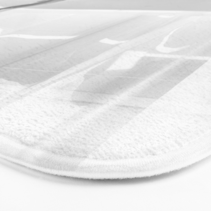 How to live, die, & stay cool in L.A. - Young woman in sunglasses taking a bath black and white photograph - photography - photographs Bath Mat Gallery Image 3