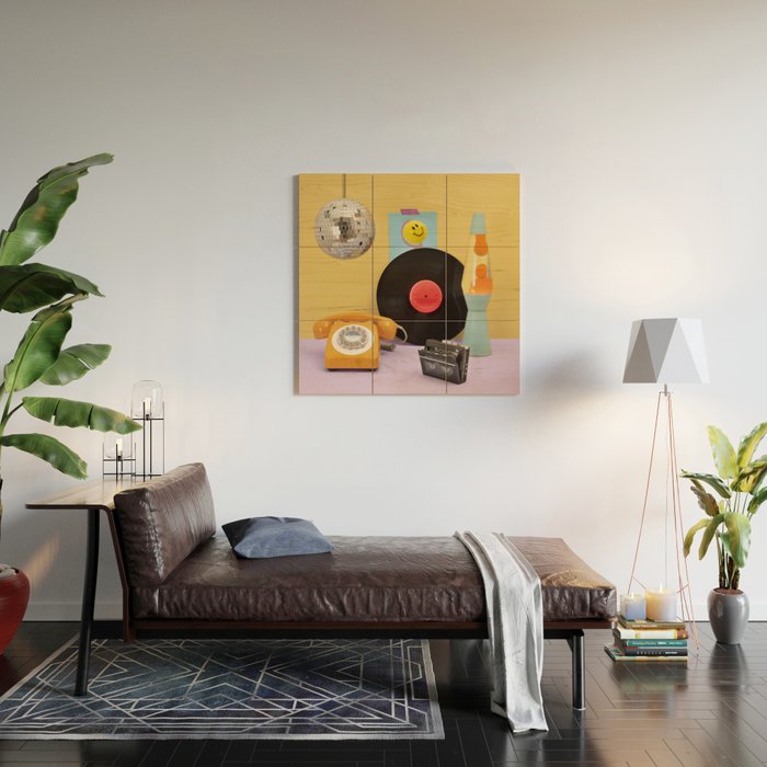 80's vibes Wood Wall Art Gallery Image 2