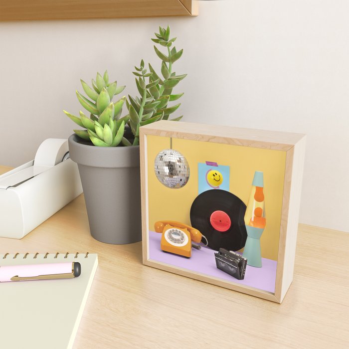 80's vibes Mini Art Print Gallery Image 2
