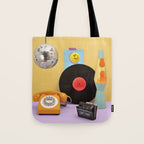 80's vibes Tote Bag Gallery Image 1