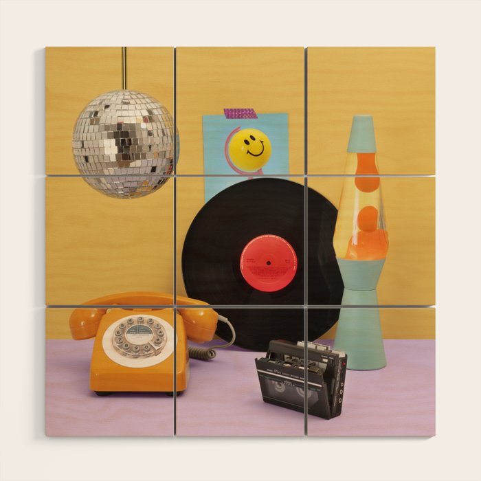 80's vibes Wood Wall Art Gallery Image 1