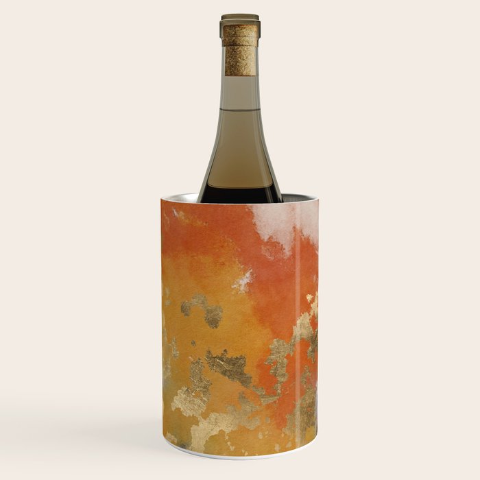 Colorful Modern Abstract Art Print Wine Chiller Gallery Image 3