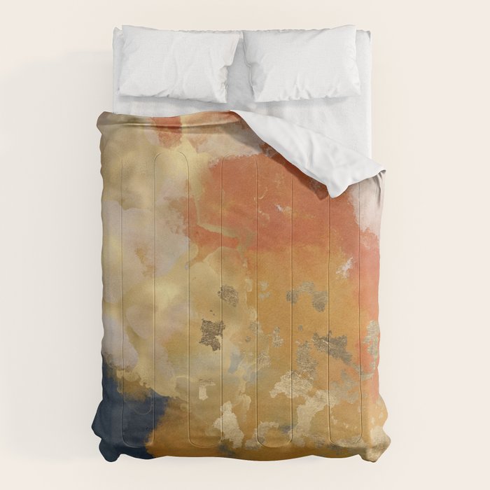 Colorful Modern Abstract Art Print Comforter Gallery Image 6