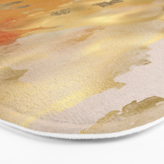 Colorful Modern Abstract Art Print Bath Mat Gallery Image 3