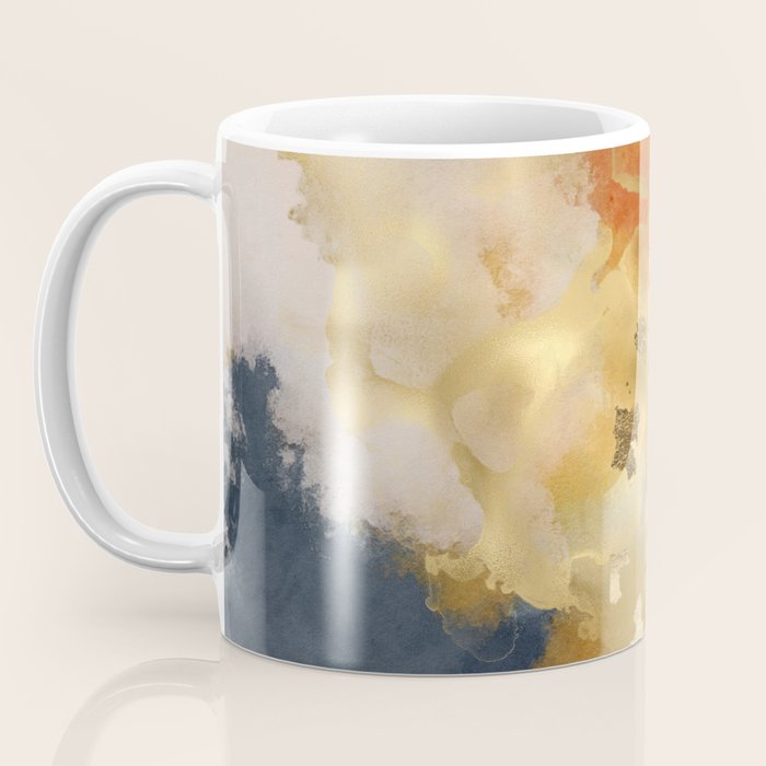 Colorful Modern Abstract Art Print Coffee Mug Gallery Image 3
