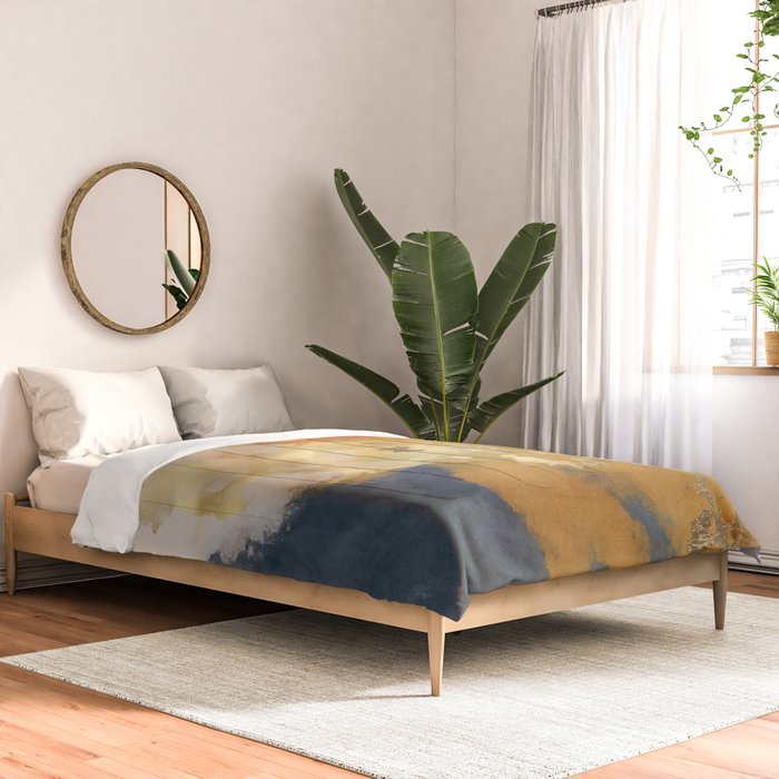 Colorful Modern Abstract Art Print Comforter Gallery Image 2