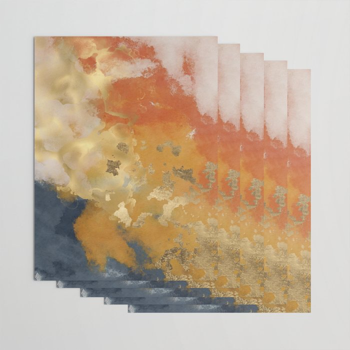 Colorful Modern Abstract Art Print Wrapping Paper Gallery Image 3