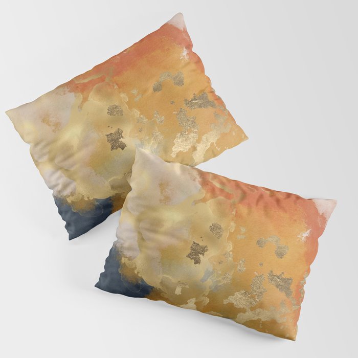 Colorful Modern Abstract Art Print Pillow Sham Gallery Image 3