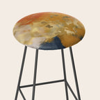 Colorful Modern Abstract Art Print Stool Gallery Image 2