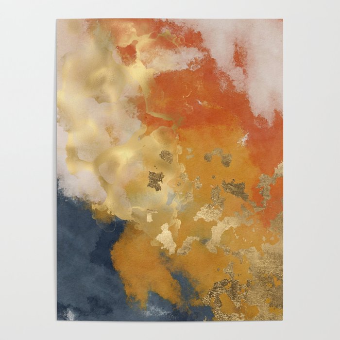 Colorful Modern Abstract Art Print Poster Gallery Image 4