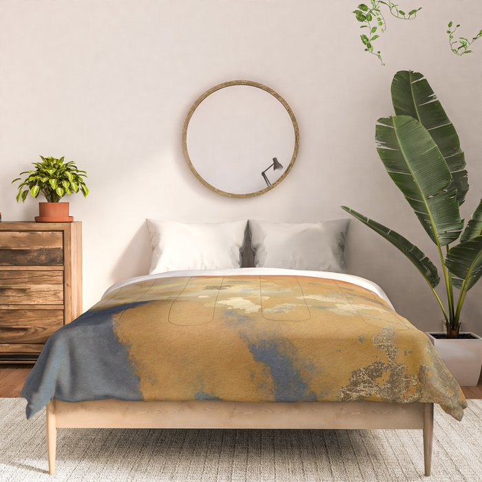 Colorful Modern Abstract Art Print Comforter Gallery Image 3